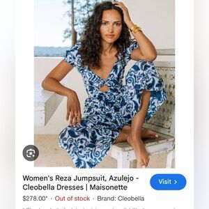 Cleobella Reza Jumpsuit NWT